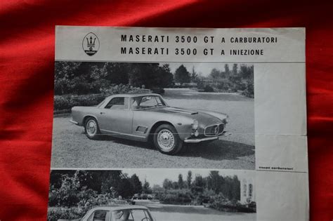Brochure Maserati Maserati GT Spyder Vignale Touring Superleggera Brochure Prospekt