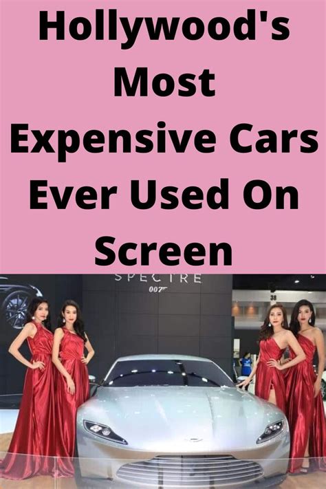 Hollywoods Most Expensive Cars Ever Used On Screen Most Expensive
