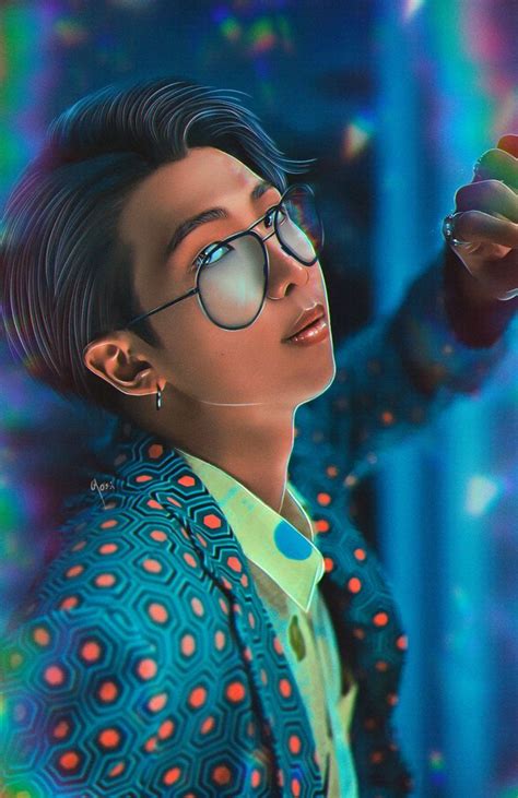 Rm By Poliackova On Deviantart Namjoon Fanart Rap Monster Fanart