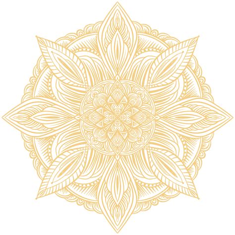 Luxury Ornamental Mandala Vector Art Png Gold Mandala Ornament Gold