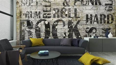 Grunge Rock Music Poster Wall Mural • Pixers® We Live To Change