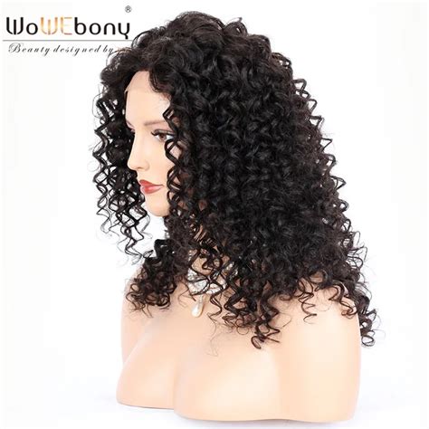 High Density Curly Brazilian Remy Human Hair Wig Glueless Full Lace Wigs For Black Women Pre
