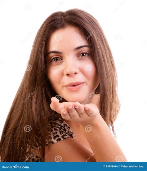 Blowing A Kiss Stock Image 15506923