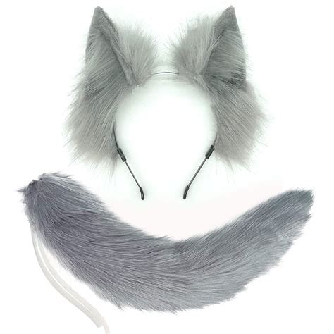Faux Fur Tail And Ears Anime Ears Tail Wolf Fox Cat Ears And Tail Set Ciudaddelmaizslp Gob Mx