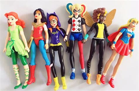 Buy 6pcs Dc Super Hero Girls Batgirl Poison Ivy Bumble