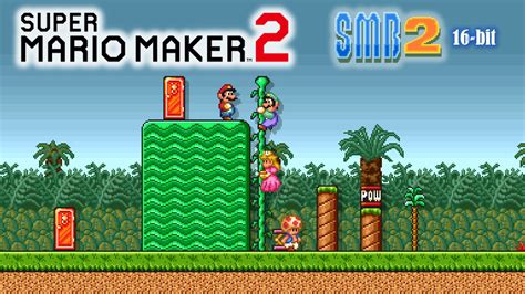 Smb2 All Stars Mod Game Style Super Mario Maker 2 Mods