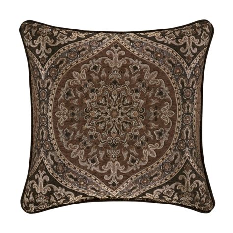 Mahogany 20 Square Decorative Throw Pillow In Chocolate By Jqueen New