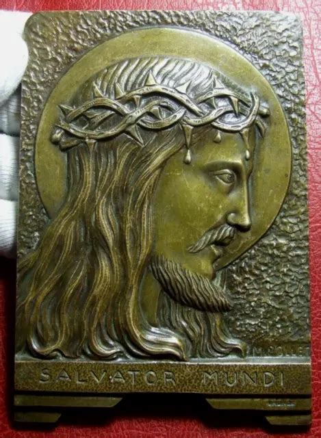 Vintage Christian Jesus Crown Of Thorn The Savior Of World Large 672gr