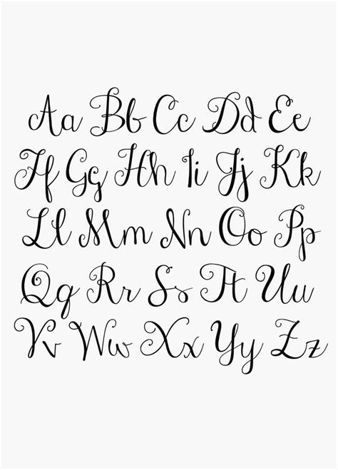 Handlettering Inspiratie Brief Typografie Alfabet Belettering