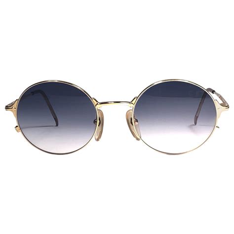 New Jean Paul Gaultier 57 2175 Oval Gold Sunglasses 1990s Made In Japan At 1stdibs Jean Paul