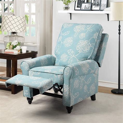 Amazon.com: BINGTOO Manual Recliner Chair- Push Back Arm Chair Recliner