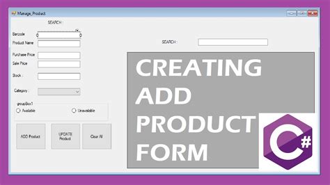 Facebook gives people the power to share and. HOW TO CREATE ADD PRODUCT FORM IN C# IN VISUAL STUDIO ...