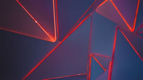Neon Geometric Shapes 5k Wallpapers Hd Wallpapers Id