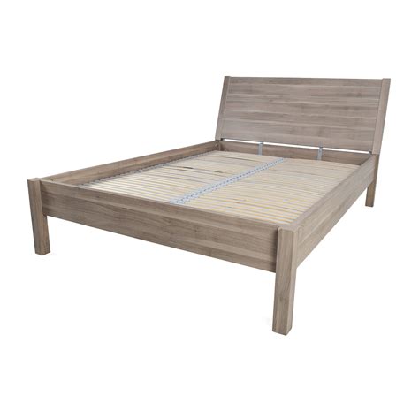 In general, standard bed frames should be able to support both the weight of its compatible mattress size plus the weight that a conventional mattress can hold, about. 62% OFF - IKEA IKEA Full Size Pewter Bed Frame / Beds
