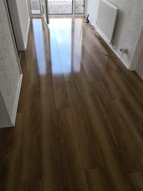 Our oak laminate flooring ranges from a real wooden textured feel to an embossed, shiny look. Canadia Prestige Rustic Oak Gloss Laminate Flooring - The ...