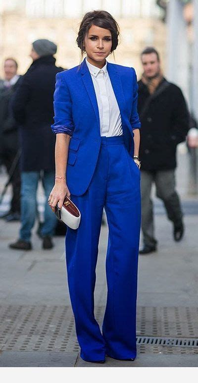 beauty blue outfit for work pantsuits for women pantsuit womens blue suit