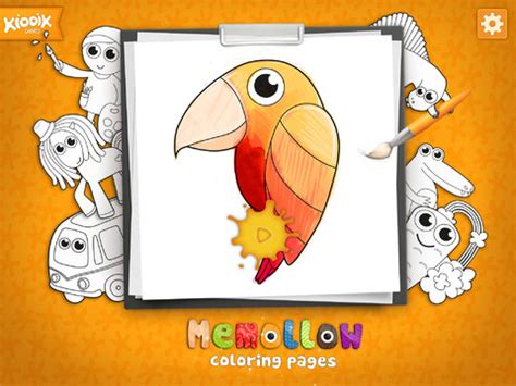 Download Memollow Coloring Pages App Review - Let's Go Van Gogh - iPad Kids