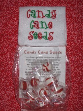 The candy cane is a symbol of christmas. Candy Cane Seeds | Christmas treat bags, Christmas candy ...
