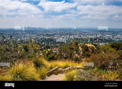 Los Angeles From Above Stock Photo Alamy
