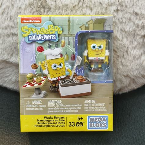 Mega Bloks Spongebob Squarepants Wacky Burgers Dph Toy Ebay