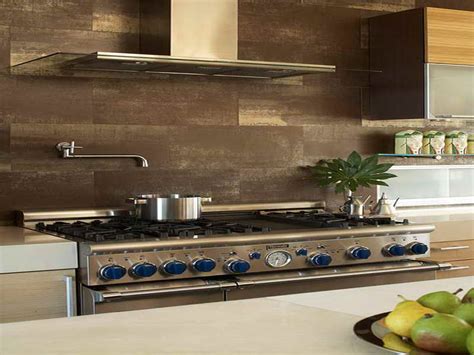 Glass tile stove backsplash is also quite popular, offering a generally inexpensive but lively, bright and often colorful design option. Rustic Backsplash Ideas - HomesFeed