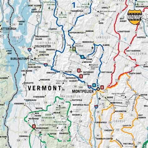 Usrt220 Scenic Road Trips Map Of New England With
