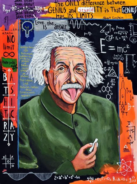 Albert Einstein Painting By David Hinds Saatchi Art