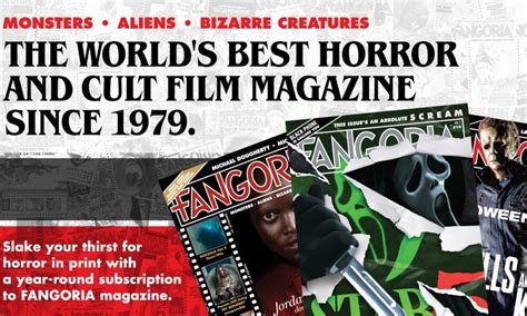 Fangoria The 1 Magazine Subscription For Horror Fans Horror Press