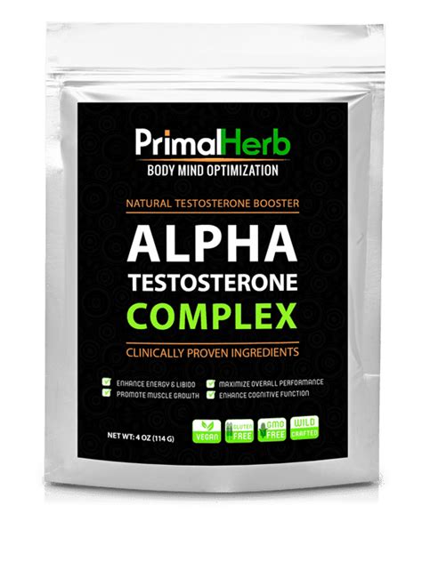 Alpha Testosterone Complex Testosterone Booster