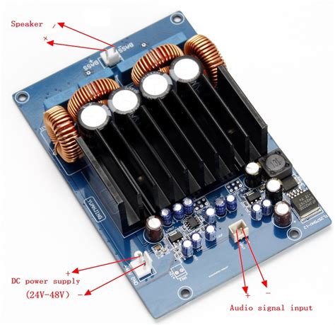 tas5630 600w digital power amplifier board mono sound amplifiers opa1632 speaker amplificador