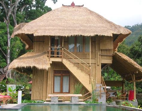 Contoh Desain Rumah Bambu Minimalis Modern Terbaru