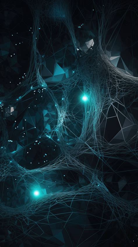 A 3d Abstract Wallpaper With An Intricate Network Of Interconnected