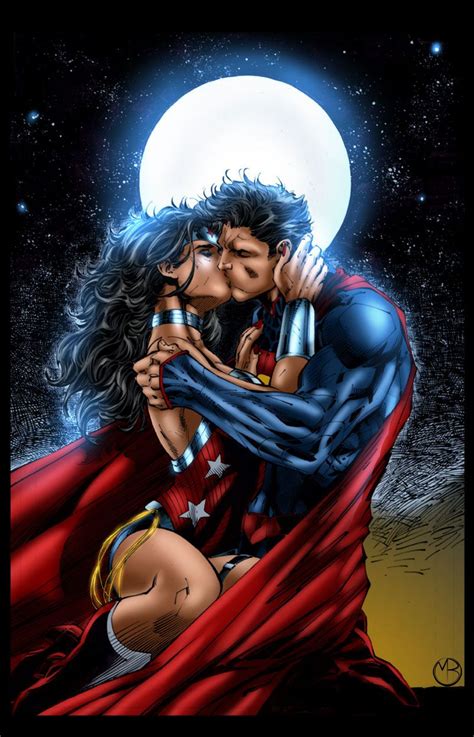 Ms Marvel And Wonder Woman Kissing