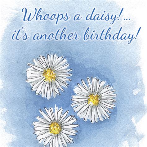 A Daisy Its Another Birthday Free Flowers Ecards 123 Greetings