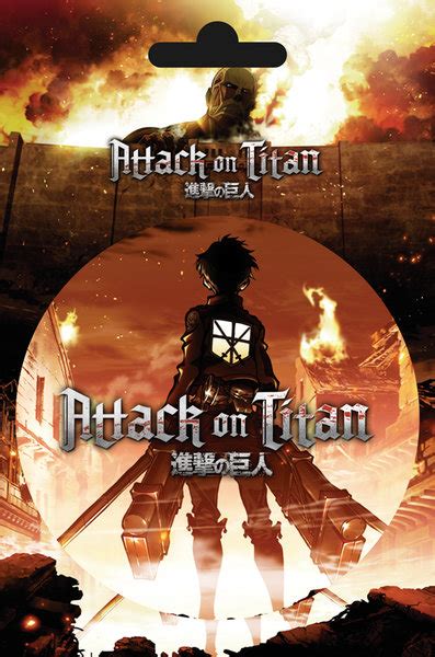 Attack On Titan Key Art Sticker — Poster Plus