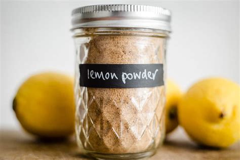 Homemade Lemon Powder From The Larder