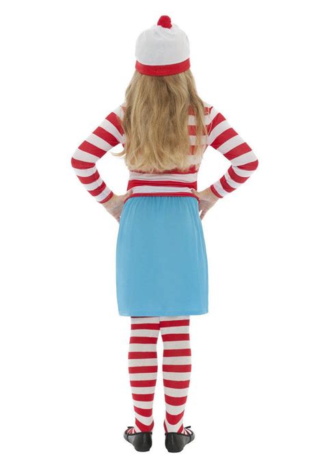 Wheres Wally Wenda Girls Costume Wheres Waldo Book Week Fancy Dress