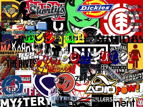 Popular Brand Collage Wallpapers Wallpaper Cave