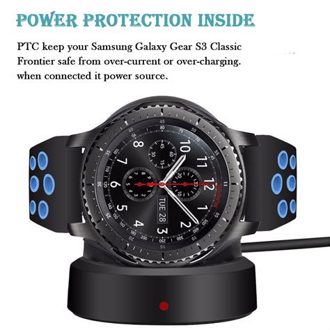 Charging protection keep for samsung galaxy watch active/46mm/42mm safe from overcurrent or overcharged bring you more convenient, you can have your smart watch at home, in office, in car or other place light weight and portable, it's easy to carry for your trip or business outside specification. QI Wireless Stand Charging Charger Dock for Samsung Galaxy ...