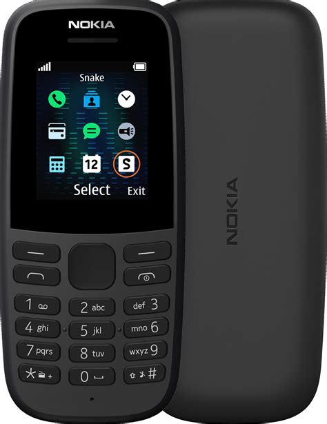 Nokia 105 4g Black 48mb 128mb Ram Gsm Unlocked Phone Display 18 Inches