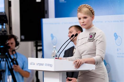 Yulia Tymoshenko Ph D Economist Businesswoman And Former Prime