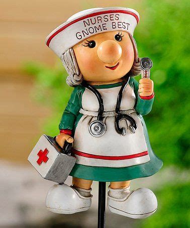 Take A Look At This Nurse Gnome Garden Stake On Zulily Today Gnome