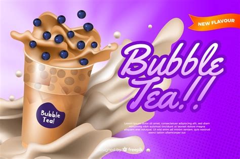 Spanduk Bubble Drink - desain spanduk kreatif