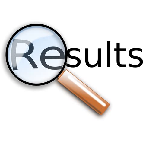 Results With Magnifying Glass Free Svg