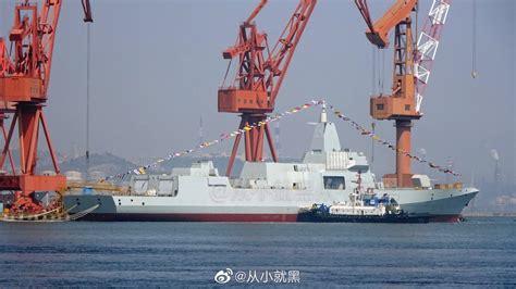 Marinha Chinesa Lança Ao Mar O 8º Destróier Type 055 E O 25º Type 052d