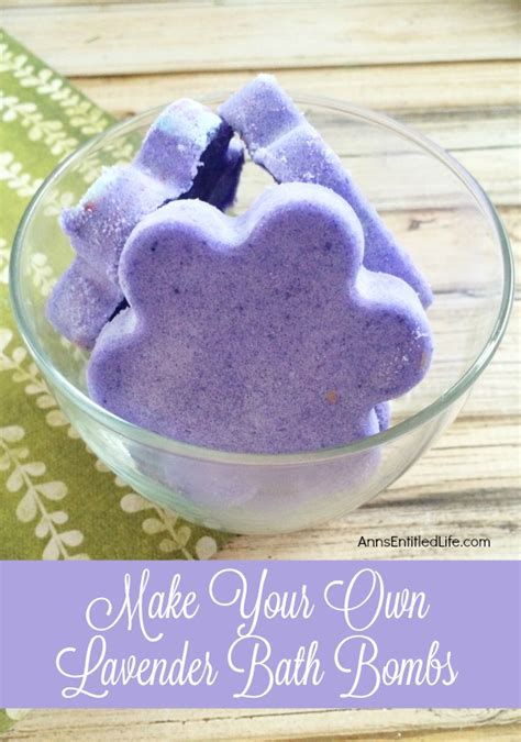 Make Your Own Lavender Bath Bombs