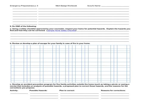 Communications Merit Badge Worksheet — db-excel.com
