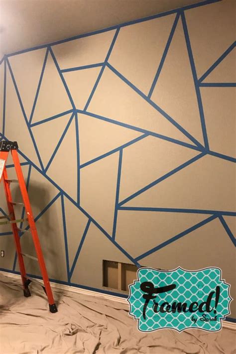 How To Diy Color Block Wall Bedroom Wall Paint Geometric Wall Paint
