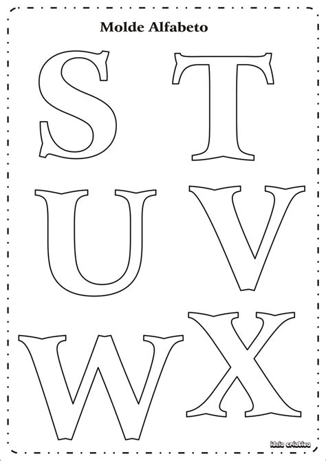 Molde Alfabeto Moldes De Letras Stencil Lettering Sexiz Pix