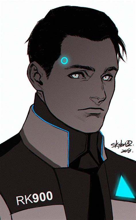 Doodle Connor Rk800rk900 Detroit Become Human Rk900 By Skylera фи